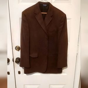 VINTAGE Stafford Men's 3 Button Blazer size 42R Brown